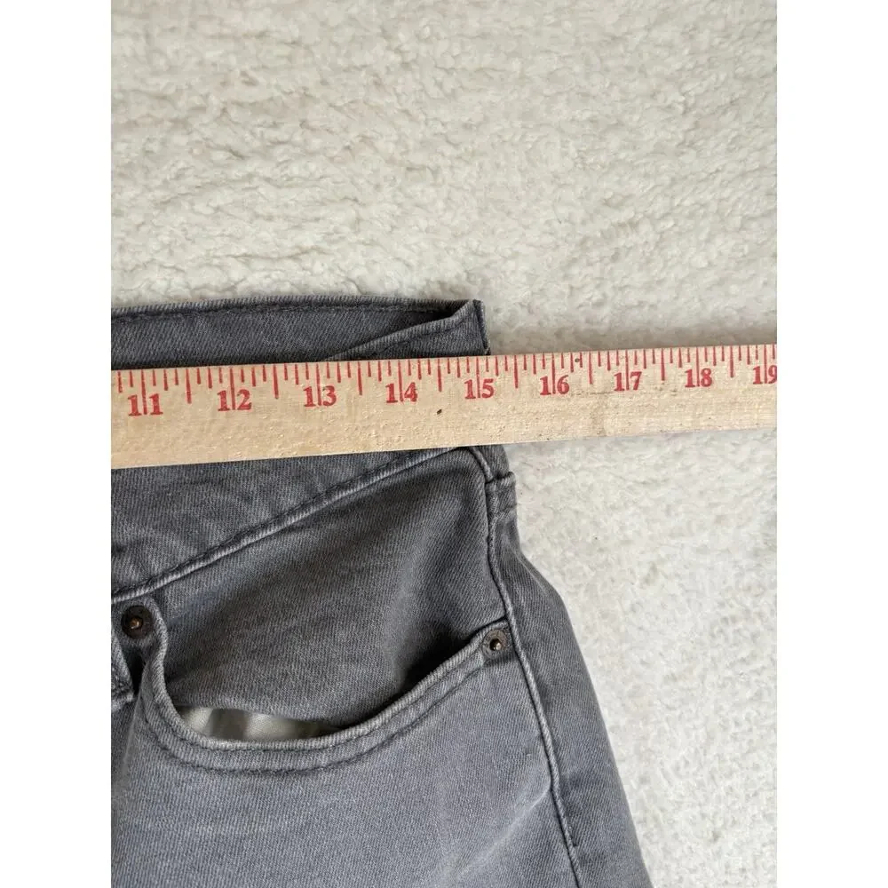 Levis 511 Jeans Mens 30x30 Gray Slim Fit Wash Stretch Denim Emo Grunge Skater